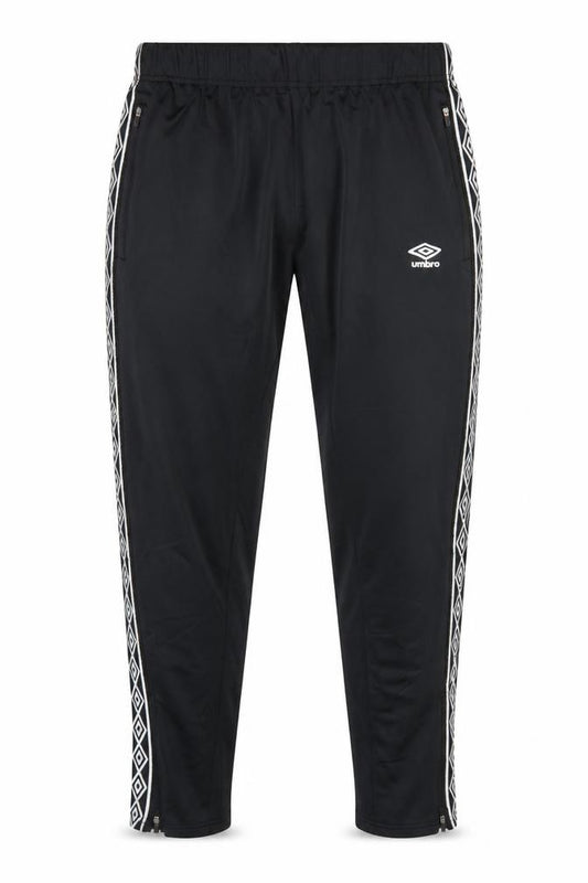Umbro Men’s Black XL Jogger Trousers Geometric Tape Ankle Zip
