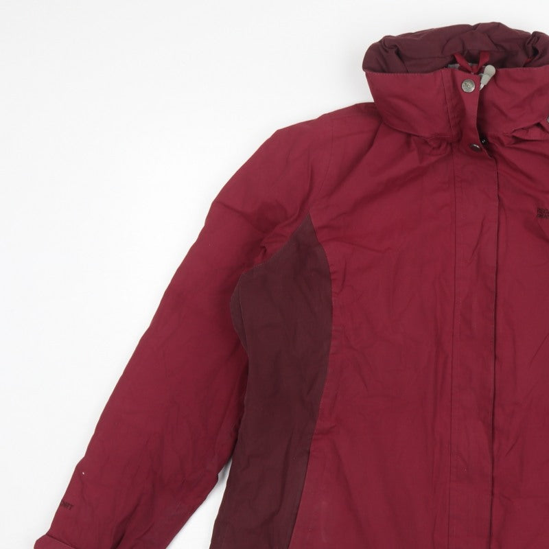 Regatta Women’s Red UK 16 Hooded Waterproof Rain Jacket Hydrofort