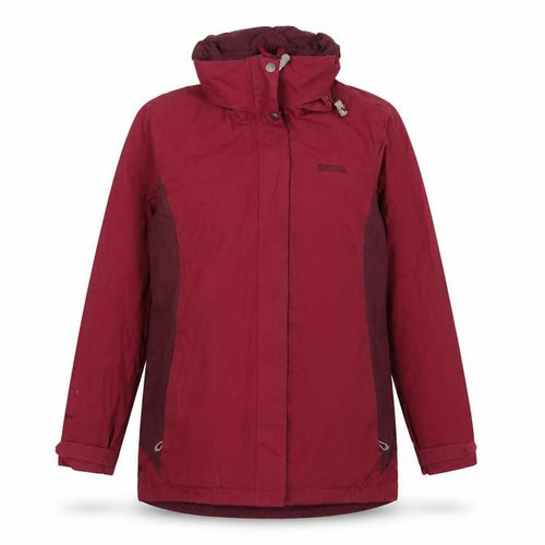 Regatta Women’s Red UK 16 Hooded Waterproof Rain Jacket Hydrofort