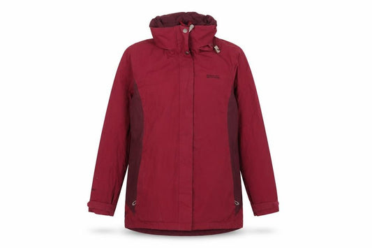 Regatta Women’s Red UK 16 Hooded Waterproof Rain Jacket Hydrofort