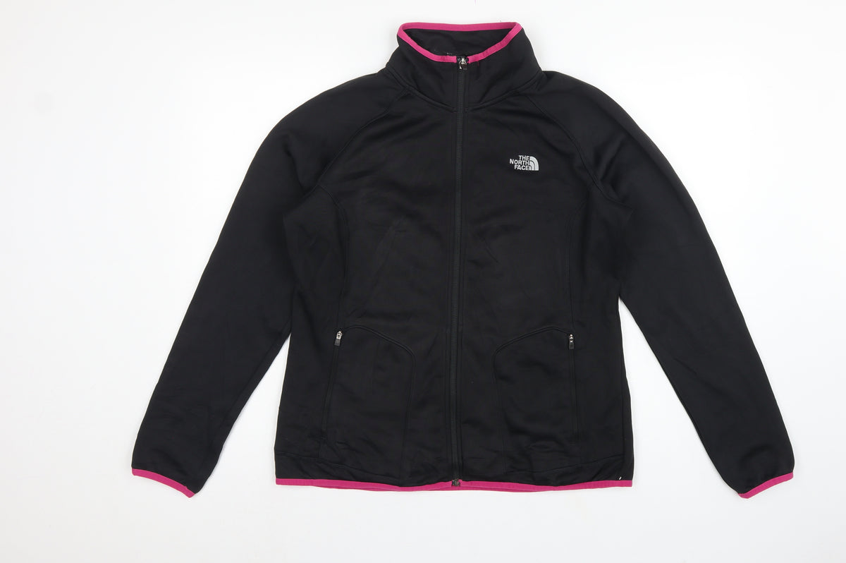 The North Face Women’s Black Pink Softshell Jacket XL Full Zip