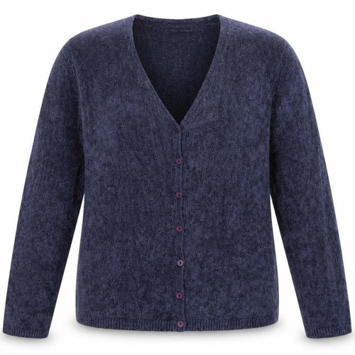 Marks and Spencer Women’s Blue V-Neck Button Cardigan UK 16