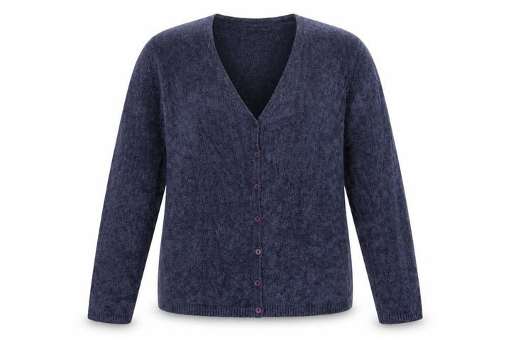 Marks and Spencer Women’s Blue V-Neck Button Cardigan UK 16