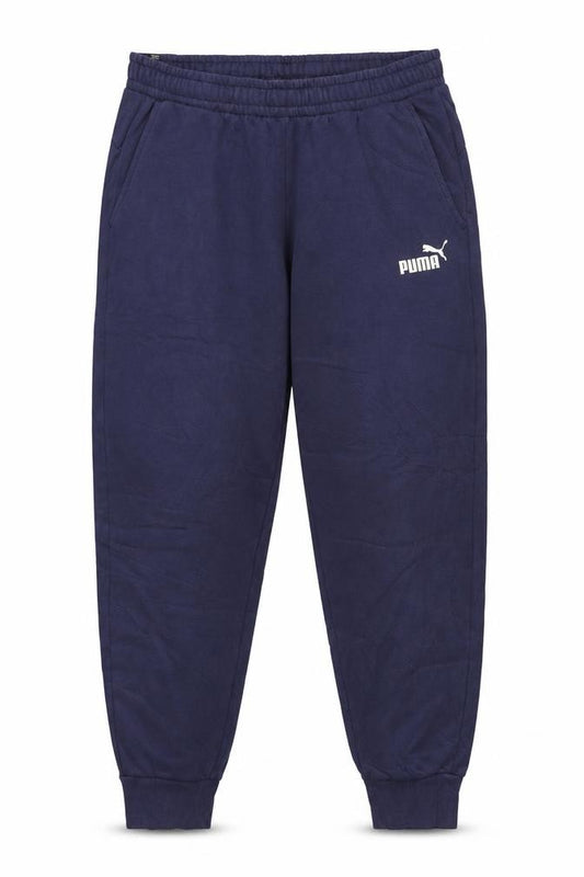 Puma Women’s Navy UK 12 Jogger Sweatpants Elastic Waist Pockets