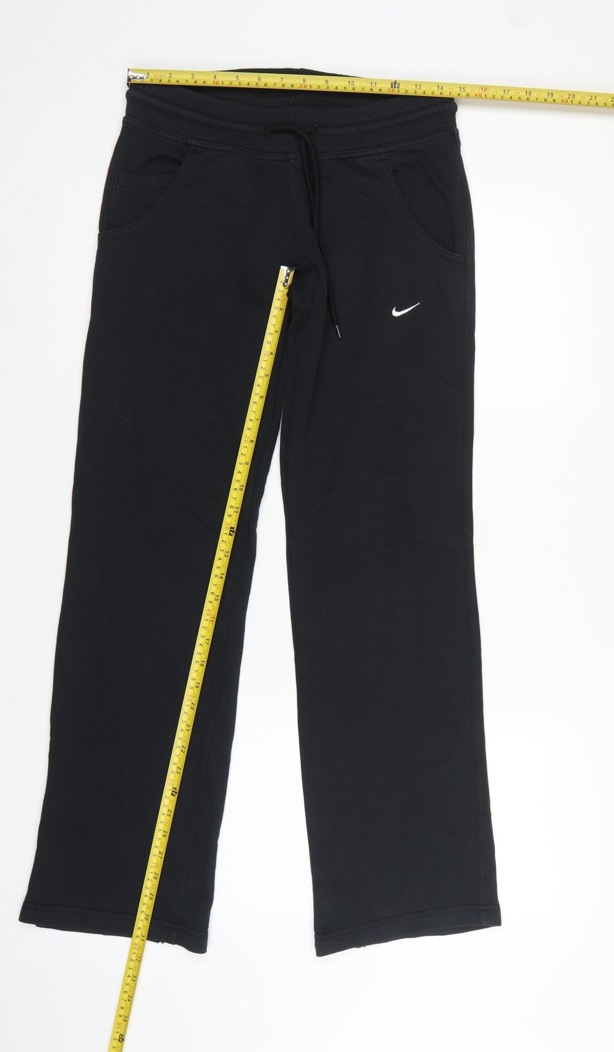 Nike Women’s Black S Sweatpants Straight Leg Drawstring Joggers