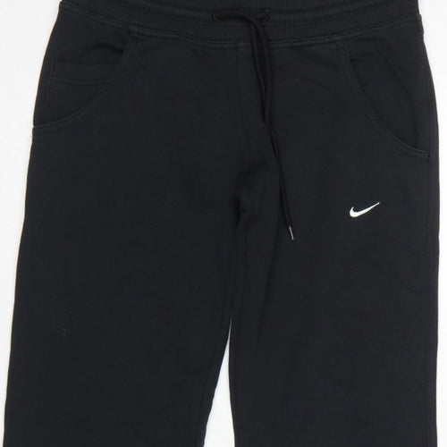 Nike Women’s Black S Sweatpants Straight Leg Drawstring Joggers