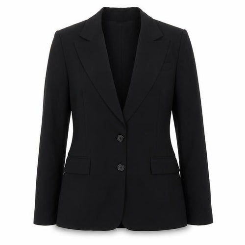 Club Monaco Women’s Black Size 8 Wool Blend Tailored Blazer Jacket