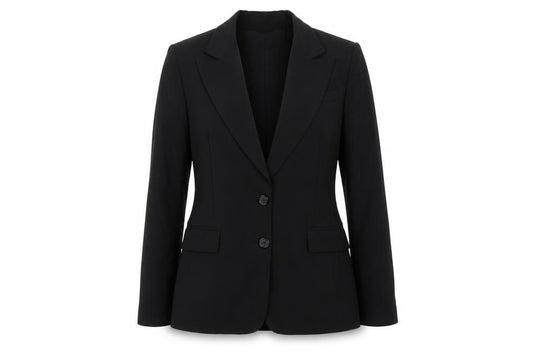 Club Monaco Women’s Black Size 8 Wool Blend Tailored Blazer Jacket