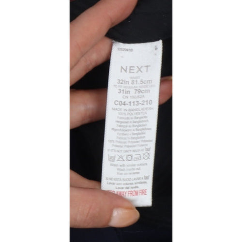 Next Men’s Navy 32in Regular Straight Dress Trousers 31in Leg