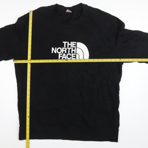 The North Face Men’s Black XXL Logo Crew Neck Pullover Sweatshirt