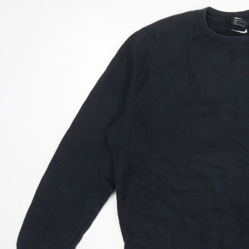 Nike Men’s Black L Pullover Sweatshirt Graphic Print Sports Logo
