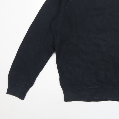 Nike Men’s Black L Pullover Sweatshirt Graphic Print Sports Logo