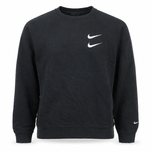 Nike Men’s Black L Pullover Sweatshirt Graphic Print Sports Logo