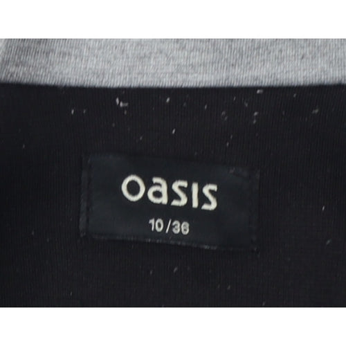 Oasis Women’s Grey UK 10 Tailored Lined Notch Lapel Blazer