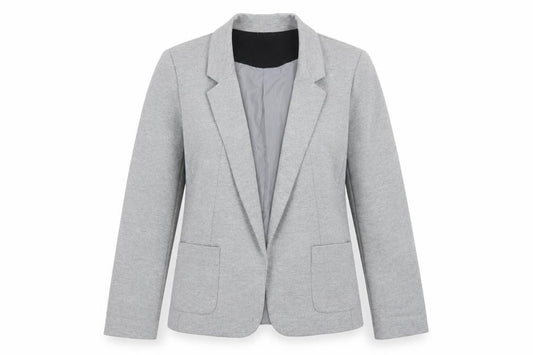 Oasis Women’s Grey UK 10 Tailored Lined Notch Lapel Blazer