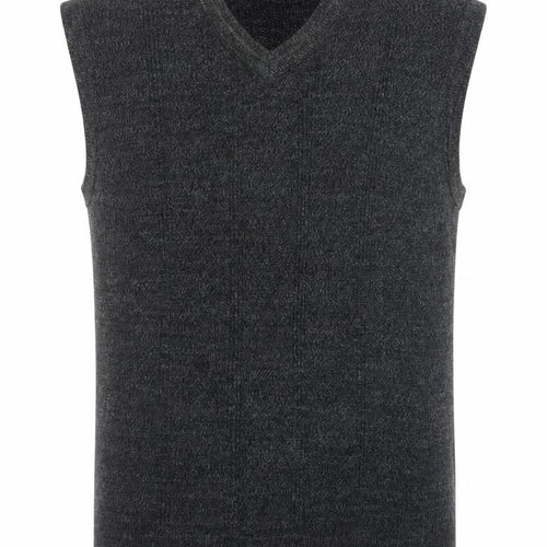 Dockers Men’s Grey M V-Neck Knit Sleeveless Pullover Sweater Vest