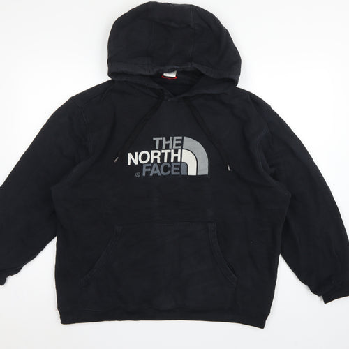 The North Face Men’s Black XL Pullover Hoodie Logo Cotton Fleece
