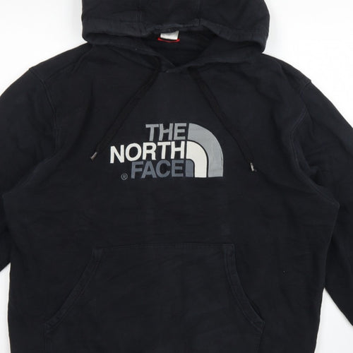 The North Face Men’s Black XL Pullover Hoodie Logo Cotton Fleece