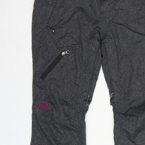 The North Face Womens Grey UK 6 Cryos Ski Snow Pants Zip Pockets