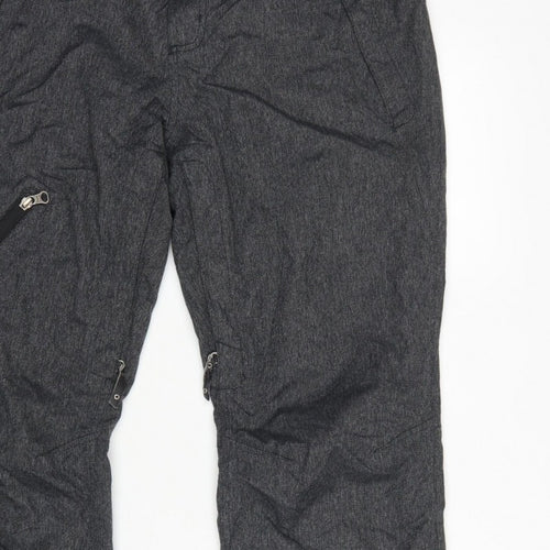 The North Face Womens Grey UK 6 Cryos Ski Snow Pants Zip Pockets