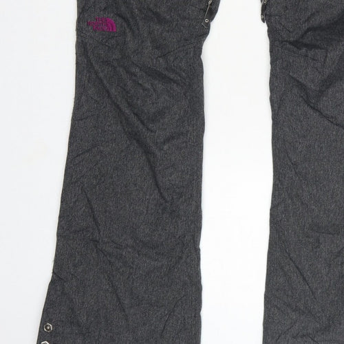 The North Face Womens Grey UK 6 Cryos Ski Snow Pants Zip Pockets