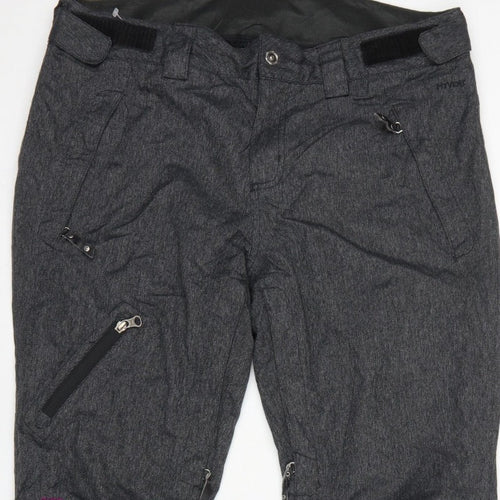 The North Face Womens Grey UK 6 Cryos Ski Snow Pants Zip Pockets