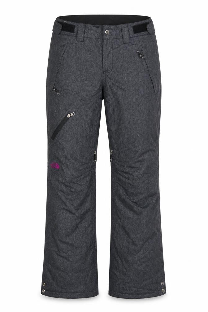 The North Face Womens Grey UK 6 Cryos Ski Snow Pants Zip Pockets