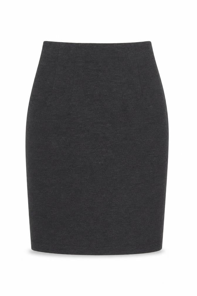 Marks and Spencer Women Grey Marl UK 6 Pencil Knee Length Skirt