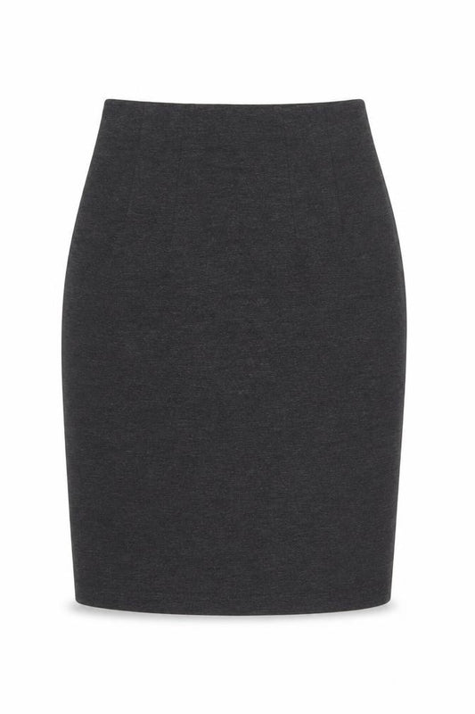 Marks and Spencer Women Grey Marl UK 6 Pencil Knee Length Skirt
