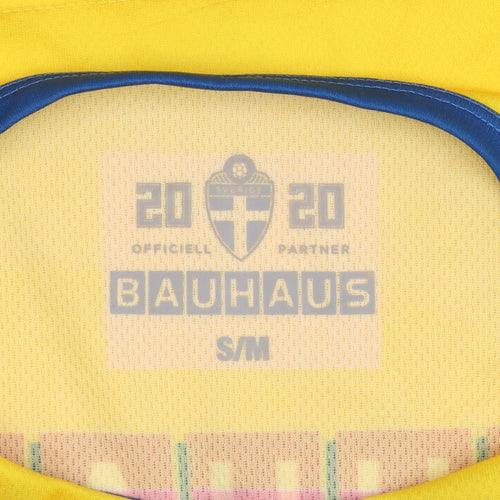 Bauhaus Sweden Men Yellow M Football Jersey Shirt No.20