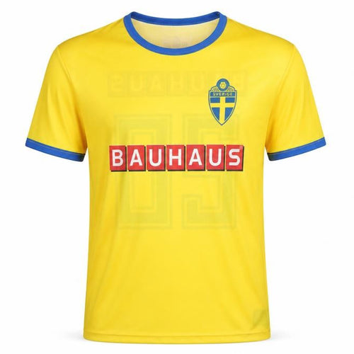 Bauhaus Sweden Men Yellow M Football Jersey Shirt No.20