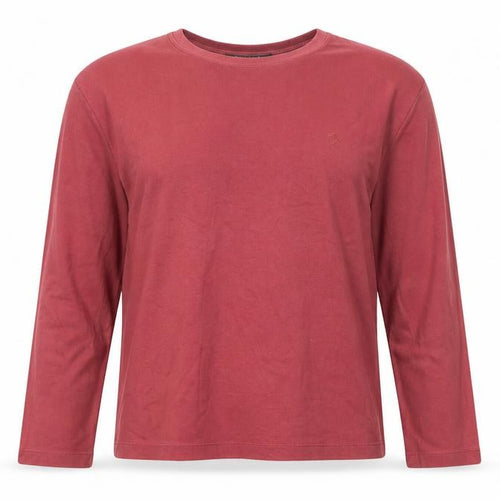 Lauren Ralph Lauren Women's Pink M Basic Cotton Long Sleeve T-Shirt