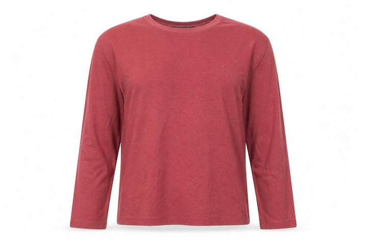 Lauren Ralph Lauren Women's Pink M Basic Cotton Long Sleeve T-Shirt