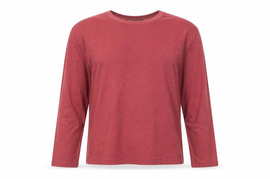 Lauren Ralph Lauren Women's Pink M Basic Cotton Long Sleeve T-Shirt