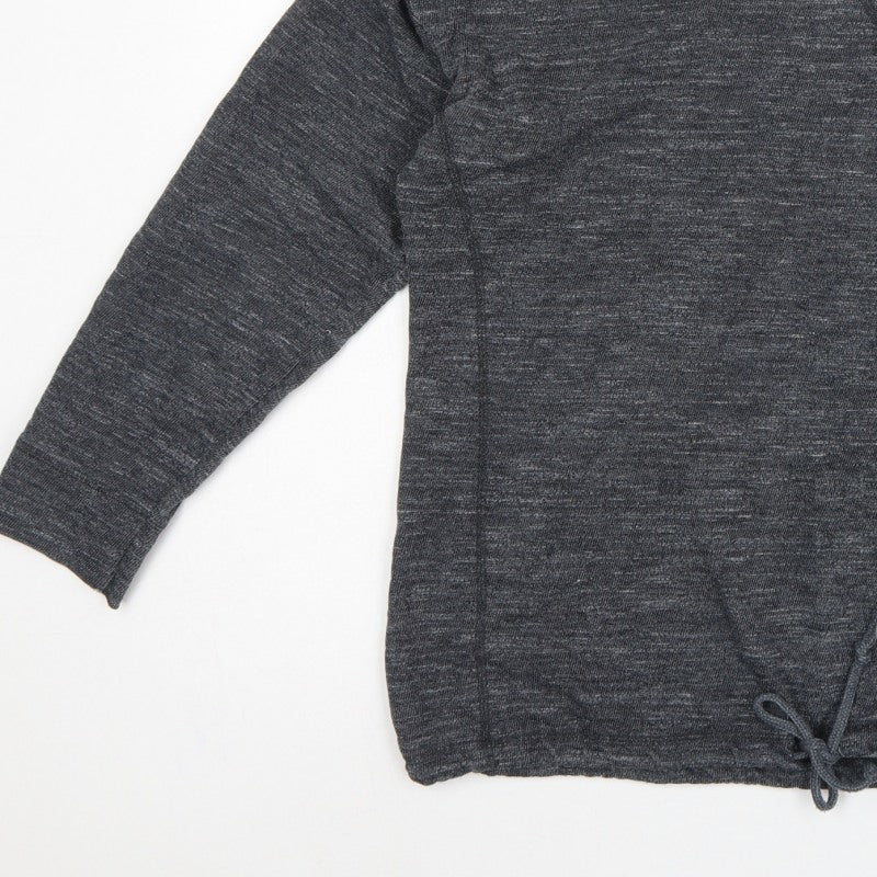 Additional view of Next Women Grey, size 16, Lightweight Knit Drawstring Hem Sweatshirt