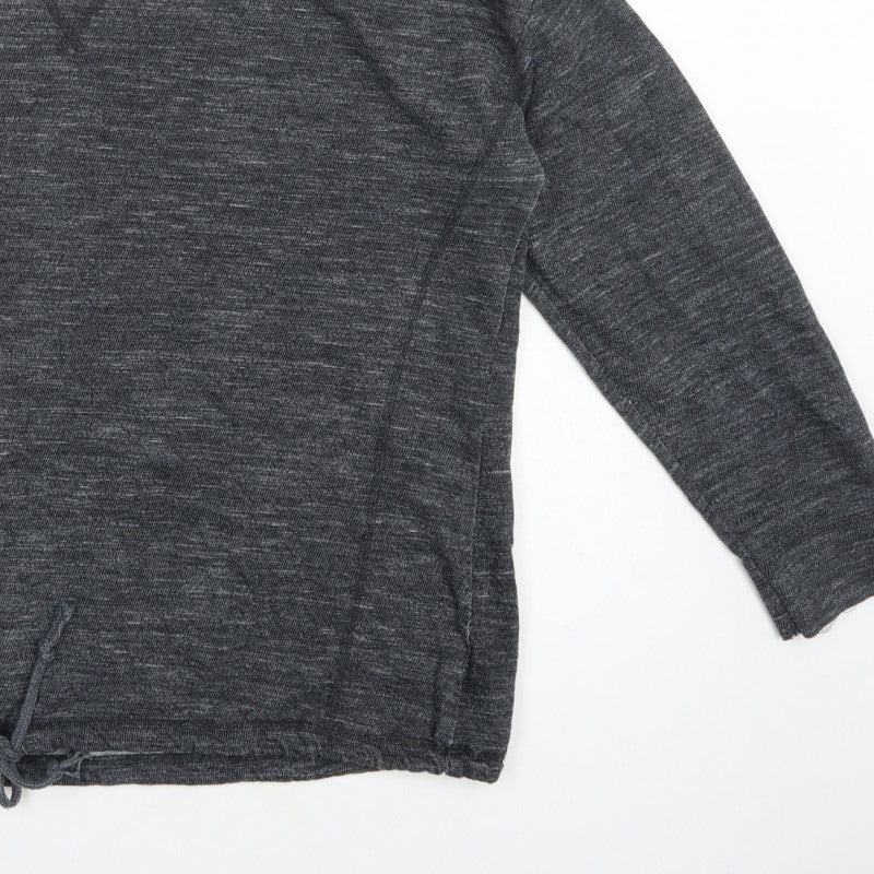 Additional view of Next Women Grey, size 16, Lightweight Knit Drawstring Hem Sweatshirt
