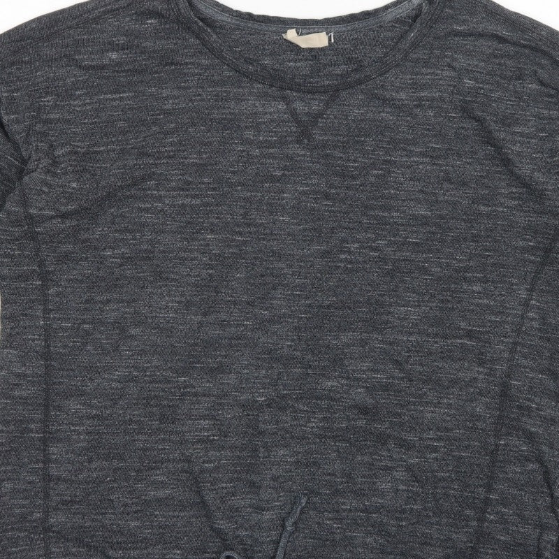 Additional view of Next Women Grey, size 16, Lightweight Knit Drawstring Hem Sweatshirt