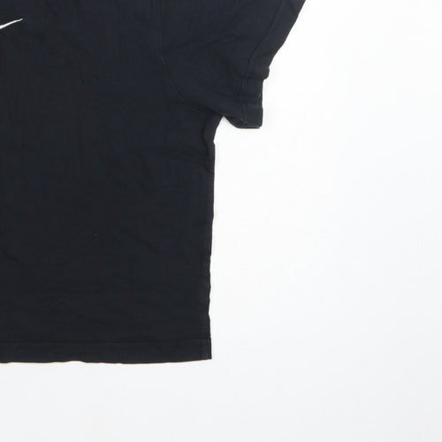 Nike Girls Black L 146-156cm Loose Fit Basic Logo T-Shirt