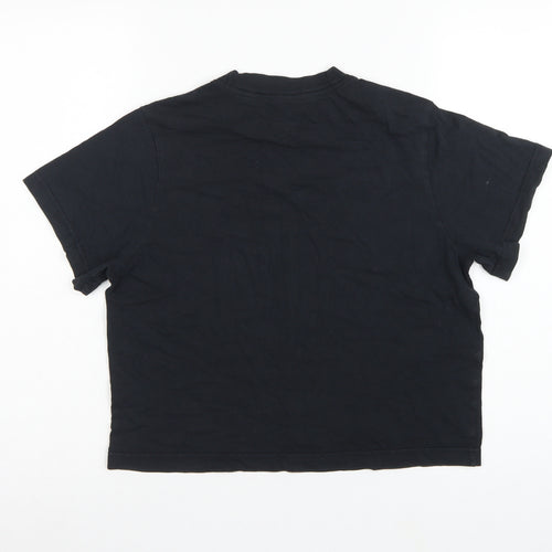 Nike Girls Black L 146-156cm Loose Fit Basic Logo T-Shirt