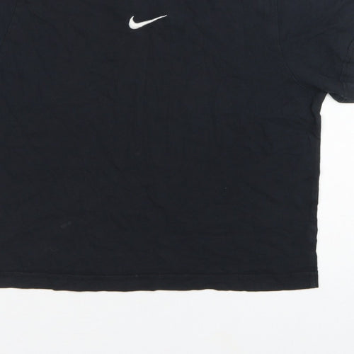Nike Girls Black L 146-156cm Loose Fit Basic Logo T-Shirt