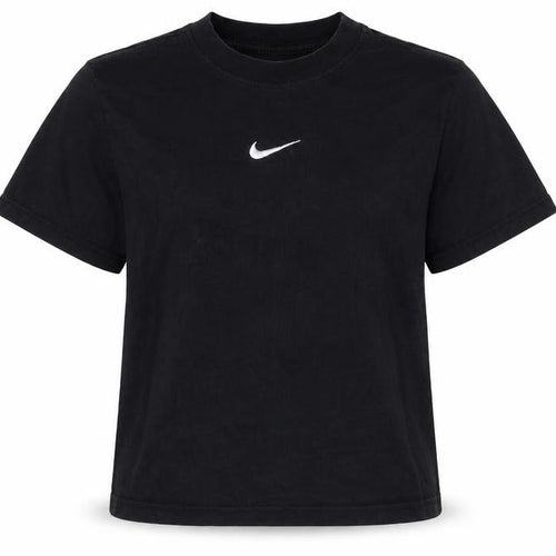 Nike Girls Black L 146-156cm Loose Fit Basic Logo T-Shirt