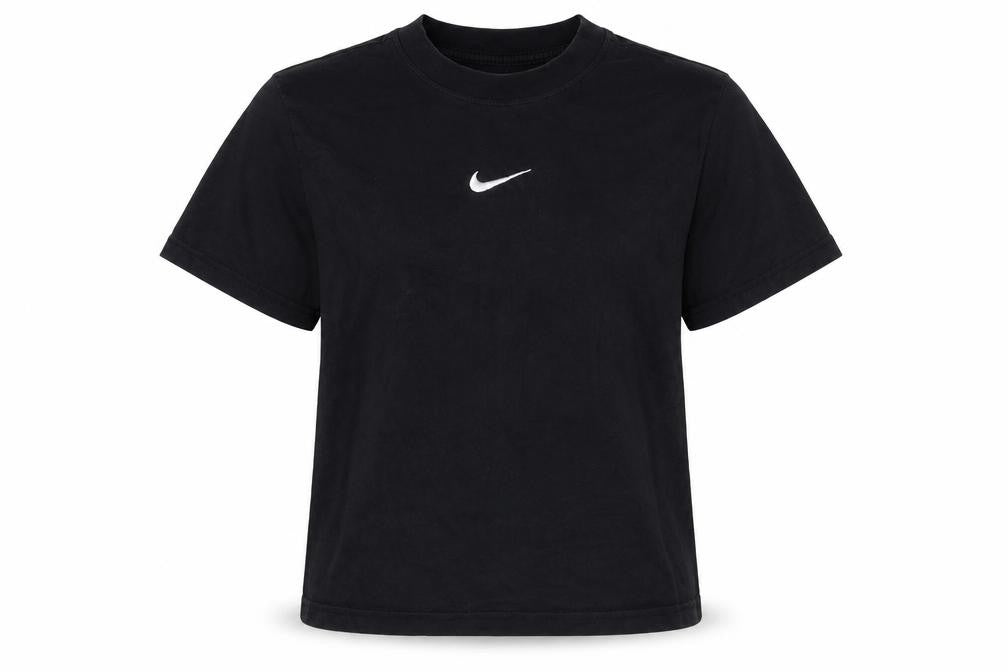 Nike Girls Black L 146-156cm Loose Fit Basic Logo T-Shirt