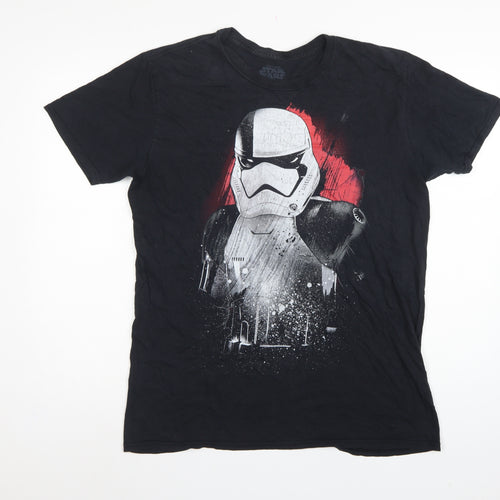 Star Wars Men’s Black Large Stormtrooper Graphic Print T-Shirt