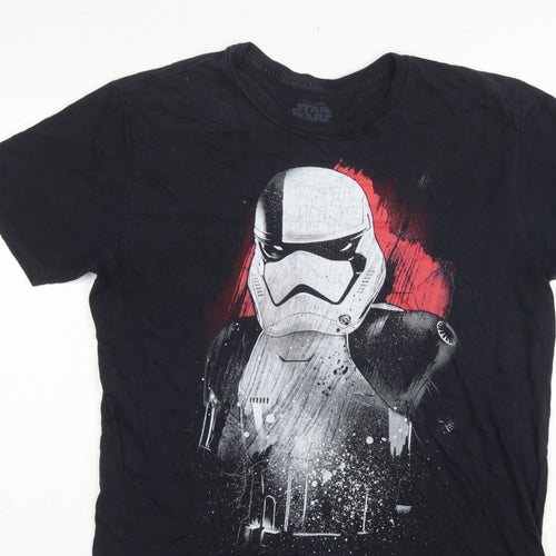 Star Wars Men’s Black Large Stormtrooper Graphic Print T-Shirt