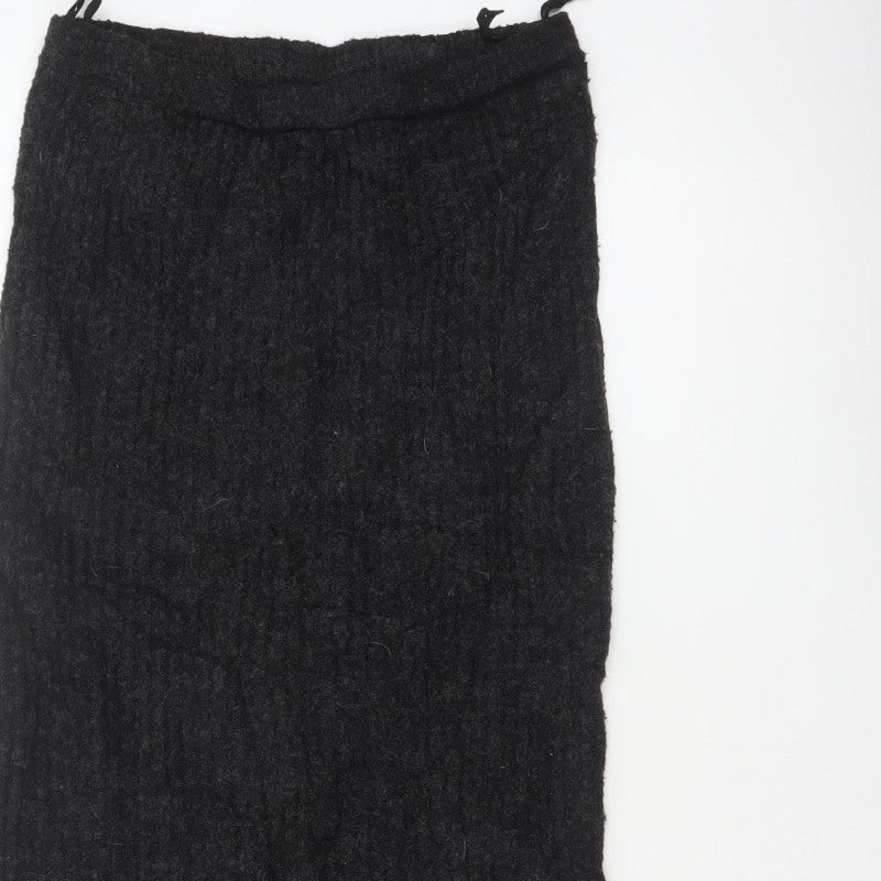 Additional view of Casamia Women’s Black One Size Long Knit Pencil Skirt Drawstring