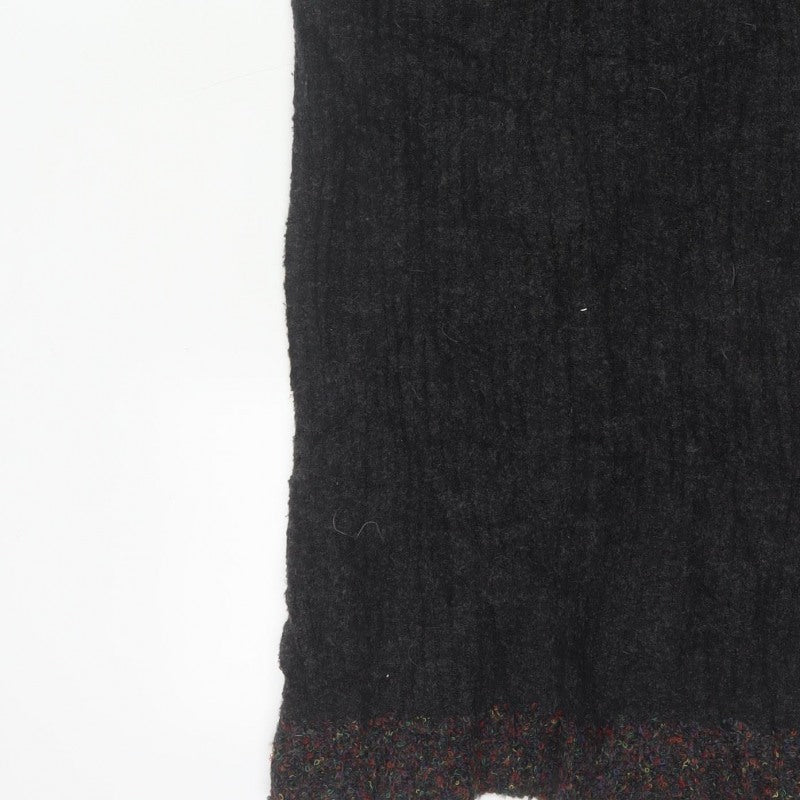 Additional view of Casamia Women’s Black One Size Long Knit Pencil Skirt Drawstring
