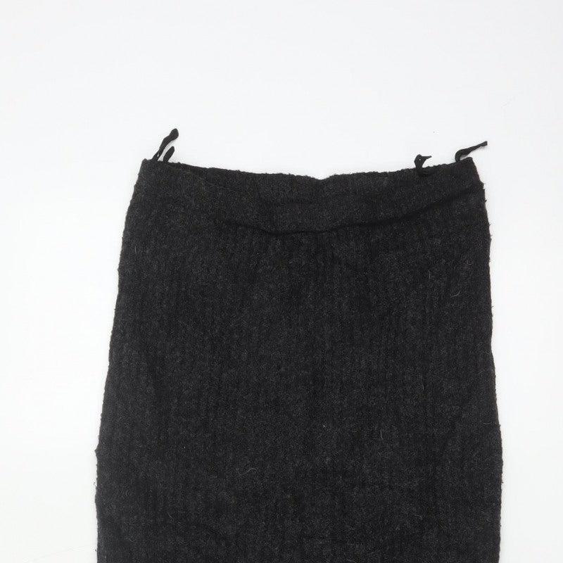 Additional view of Casamia Women’s Black One Size Long Knit Pencil Skirt Drawstring