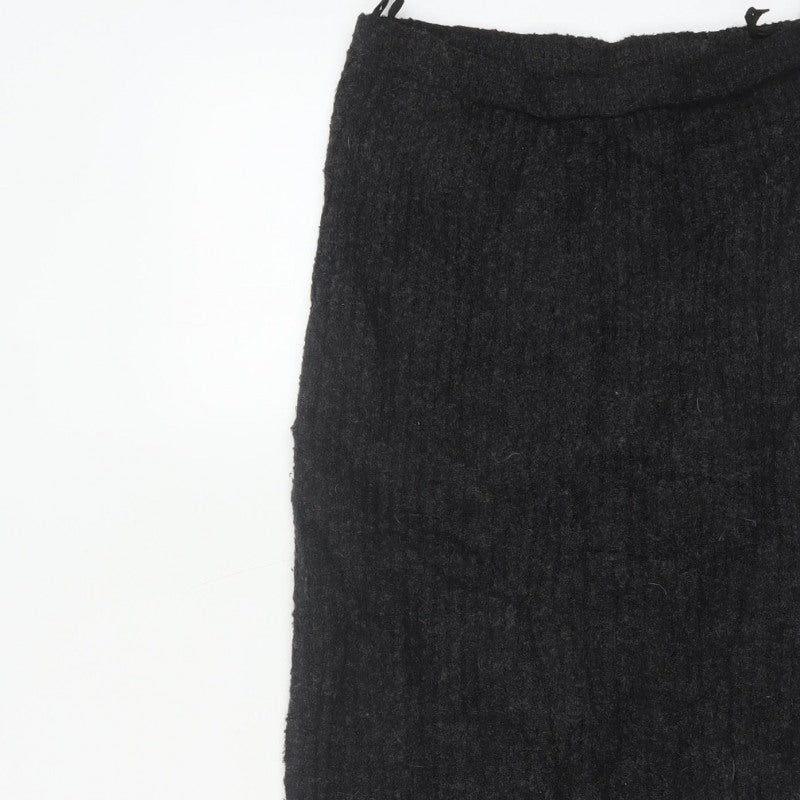 Additional view of Casamia Women’s Black One Size Long Knit Pencil Skirt Drawstring