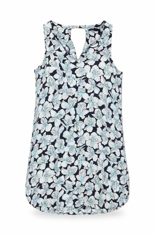 Gap Women’s Blue Floral V-Neck Sleeveless Camisole Tank Top M