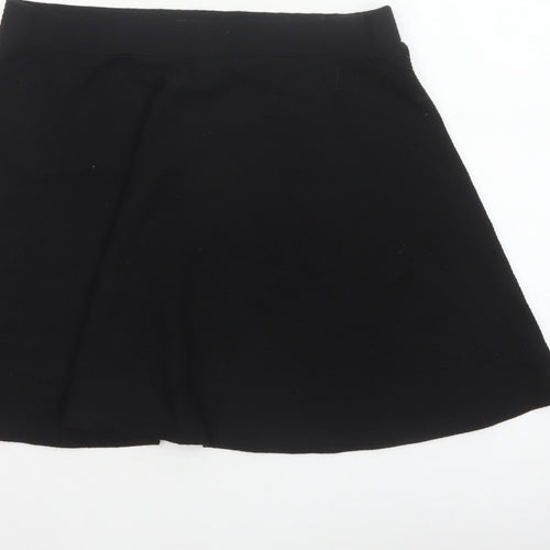 Superdry Women Black UK 14 A-Line Short Lined Skirt